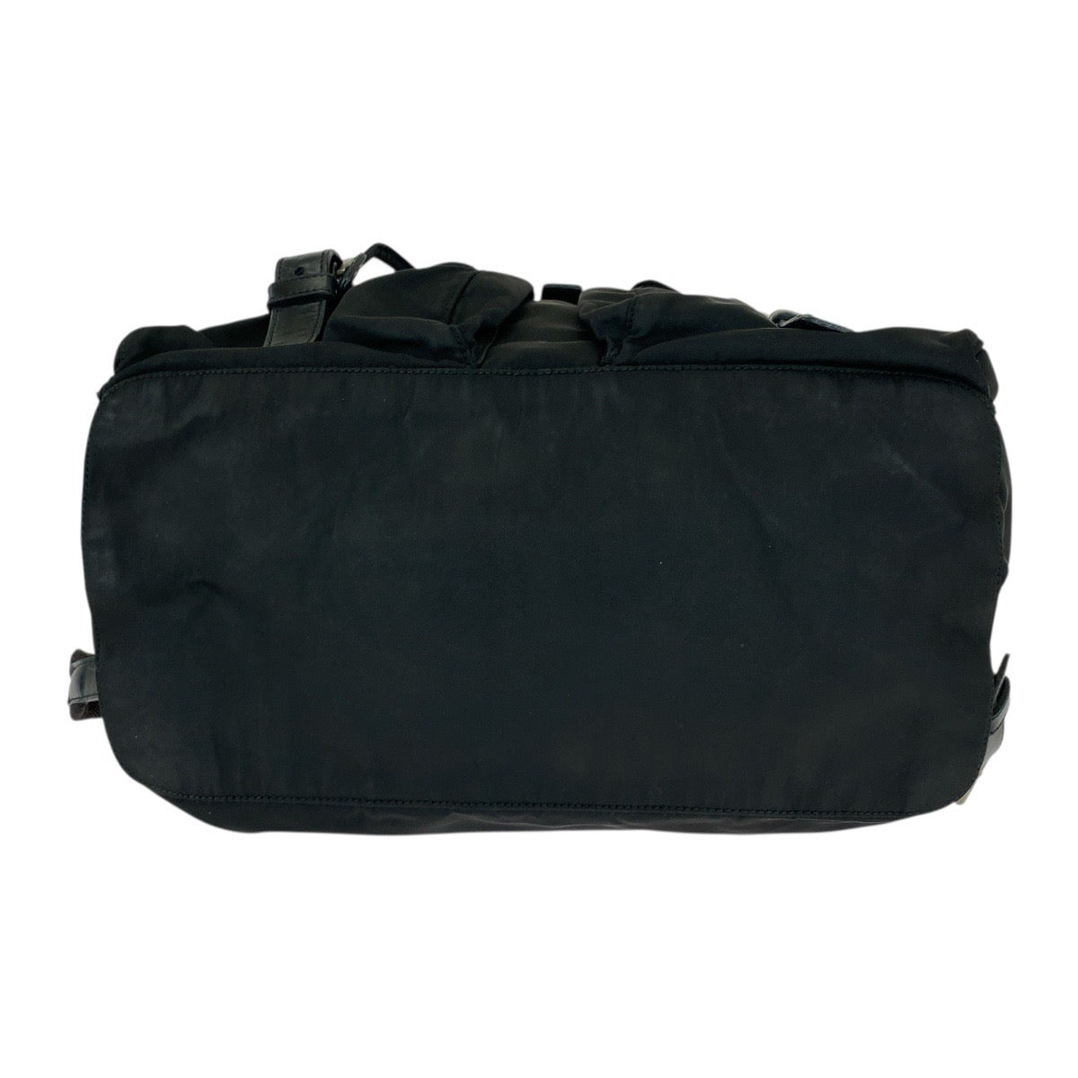 20573
PRADA プラダ テスート 三角ロゴプレート ブラック 黒 シルバー金具 ナイロン / レザー リュック・デイパック バックパック レディース AB36