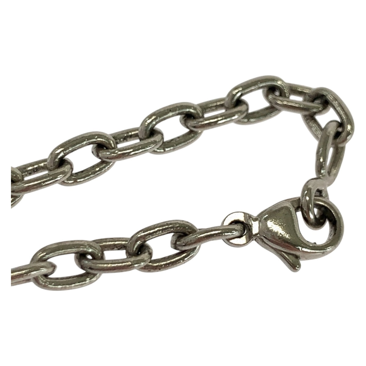 20581
CARTIER Double C Silver Stainless Steel T1220148 Keychain Men's AB7