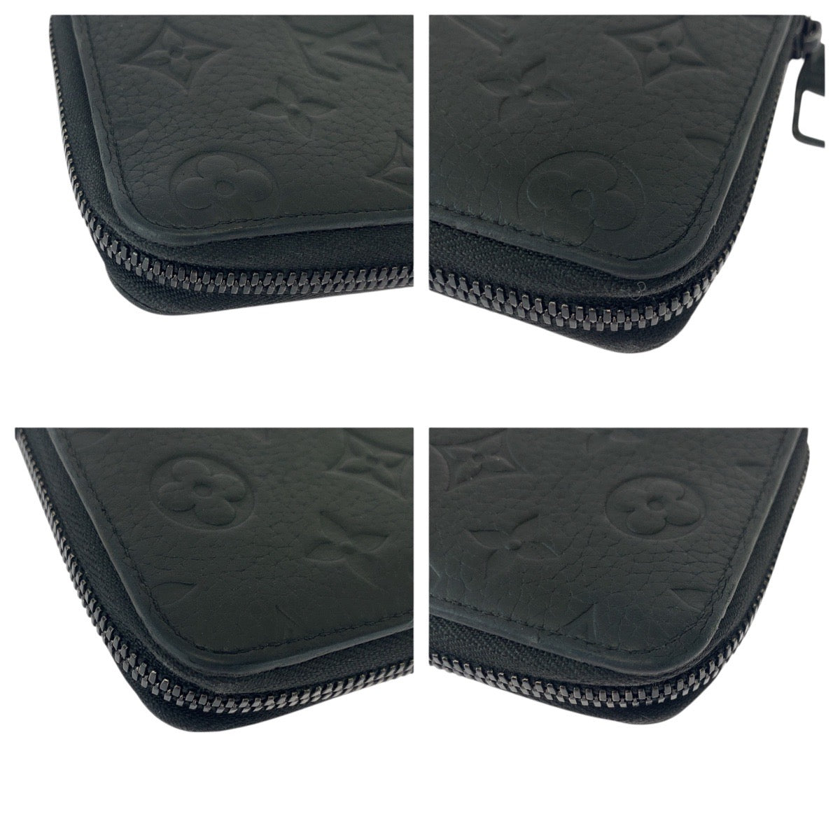 20584
LOUIS VUITTON Monogram Empreinte Zippy Wallet Vertical Black Leather M69047 Long Wallet Round Zipper Men's ABP35