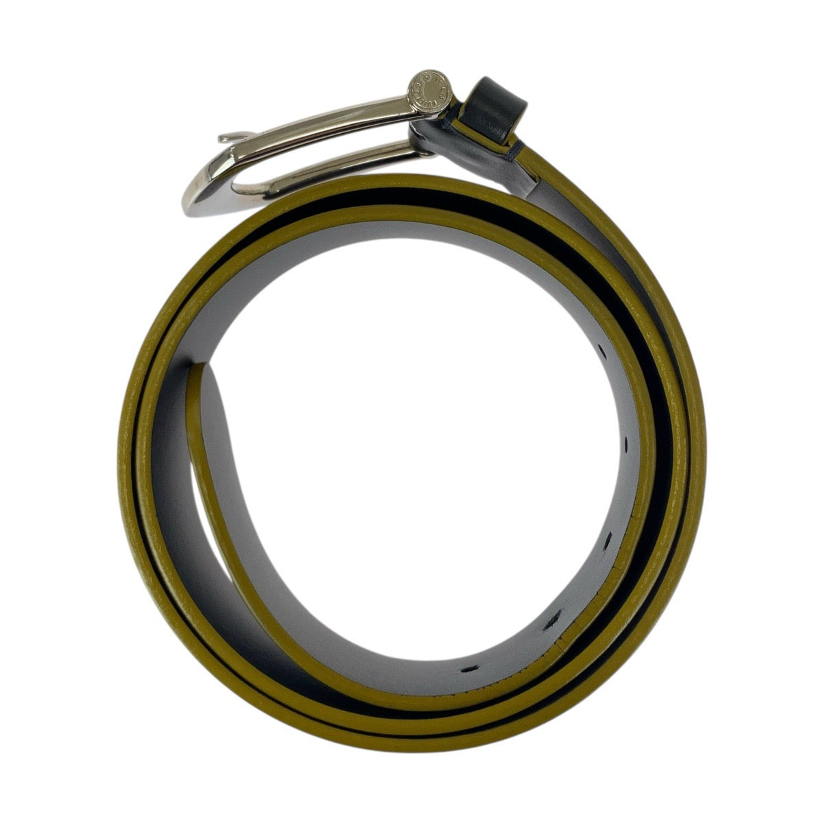 20608
LOUIS VUITTON ルイヴィトン 95cm/38インチ ブラック 黒 シルバー金具 レザー M9559 ベルト メンズ ABP35