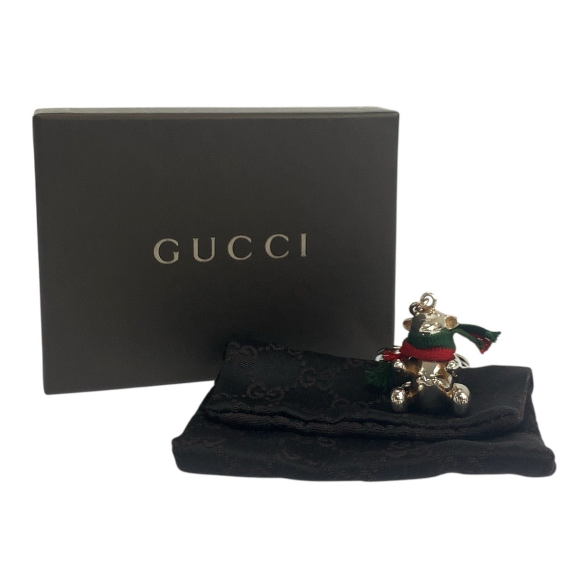 20615
GUCCI Sherry Line Silver SV925 Silver Keychain for Women AB12
