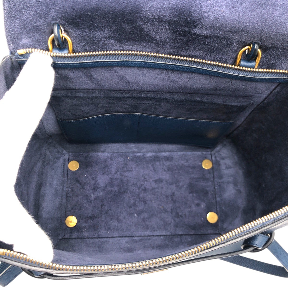 20619
CELINE セリーヌ フラップ ベルトバッグ ミニ ブルー レザー 176103ZVA.07DS ハンドバッグ ショルダーバッグ レディース ABP70