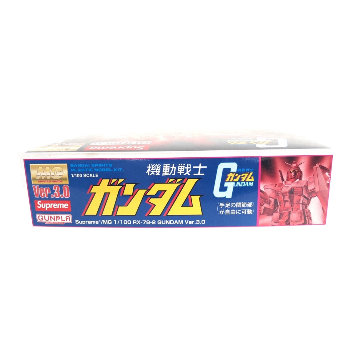 20650
Supreme 21AW WEEK17 Red White Plastic MG 1/100 RX-78-2 GUNDAM Ver.3.0 Model Kit Men's N25