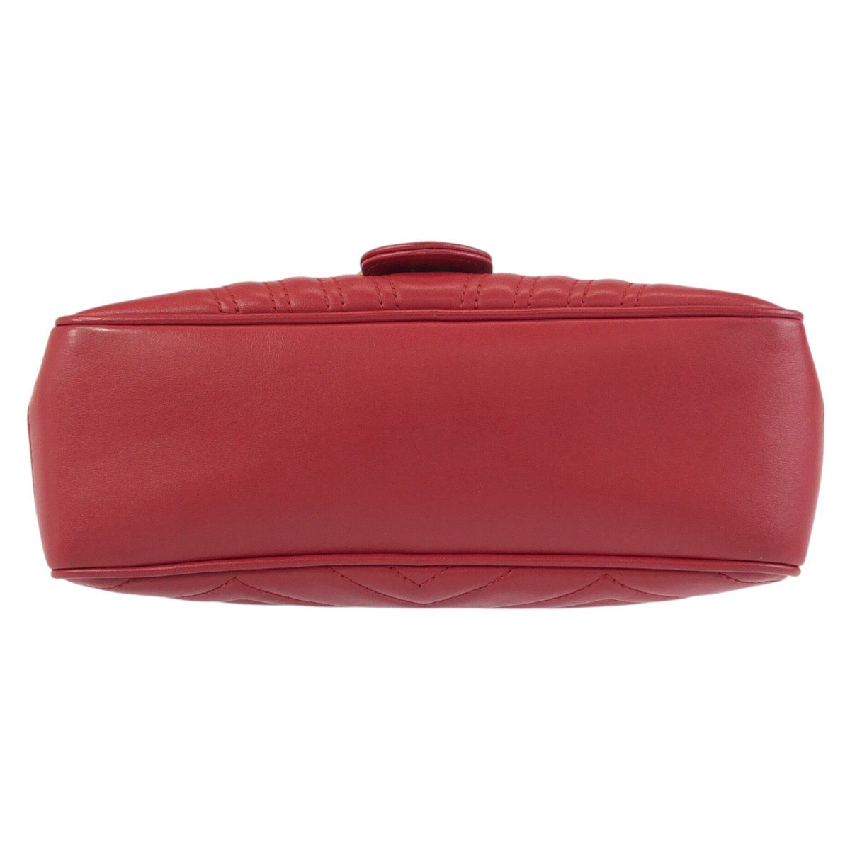 20692
GUCCI グッチ GGマーモント レッド ゴールド金具 レザー 498100 ショルダーバッグ ポシェット レディース A100