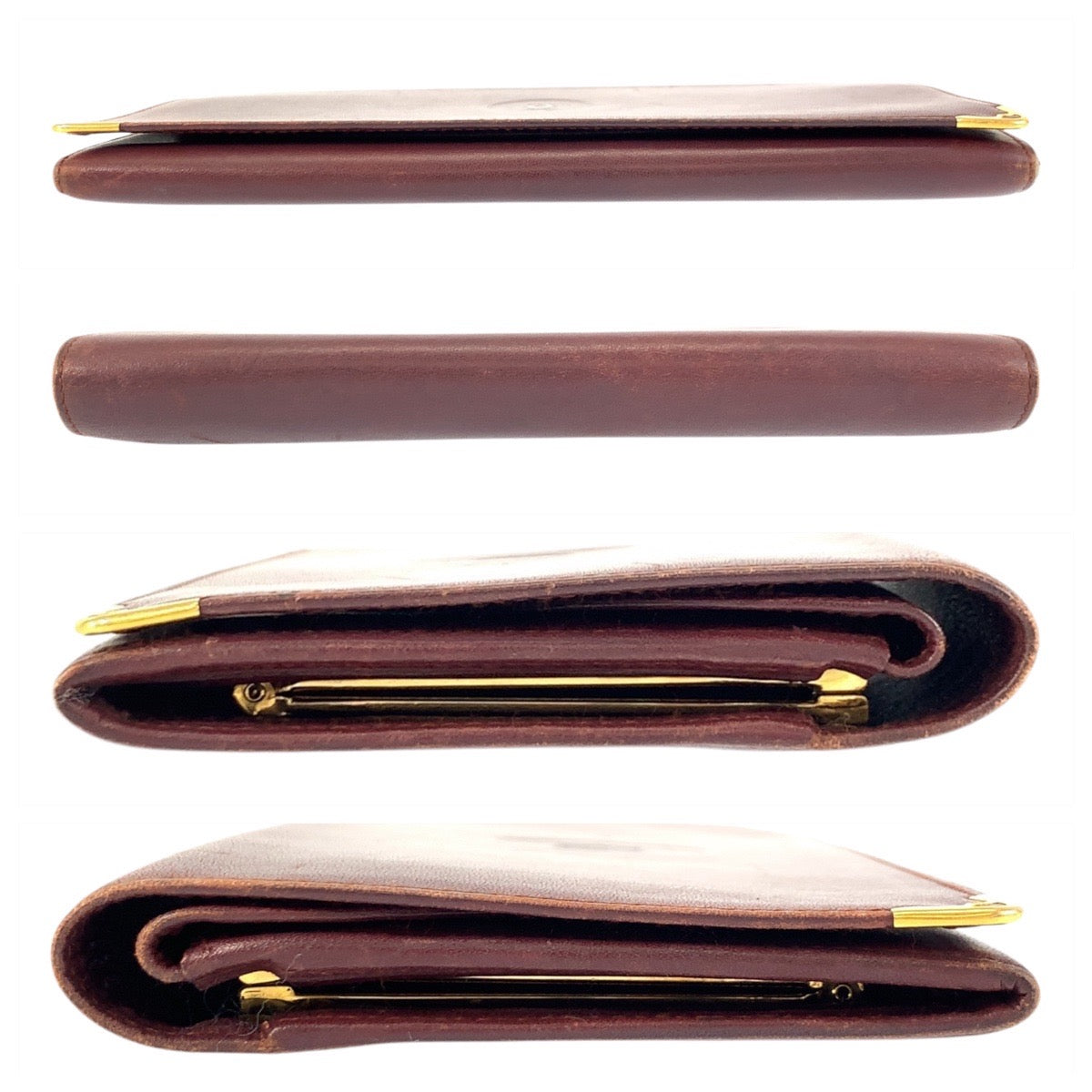 20772
CARTIER カルティエ マストライン ボルドー ゴールド金具 レザー 長財布 ロングウォレット レディース ABP14