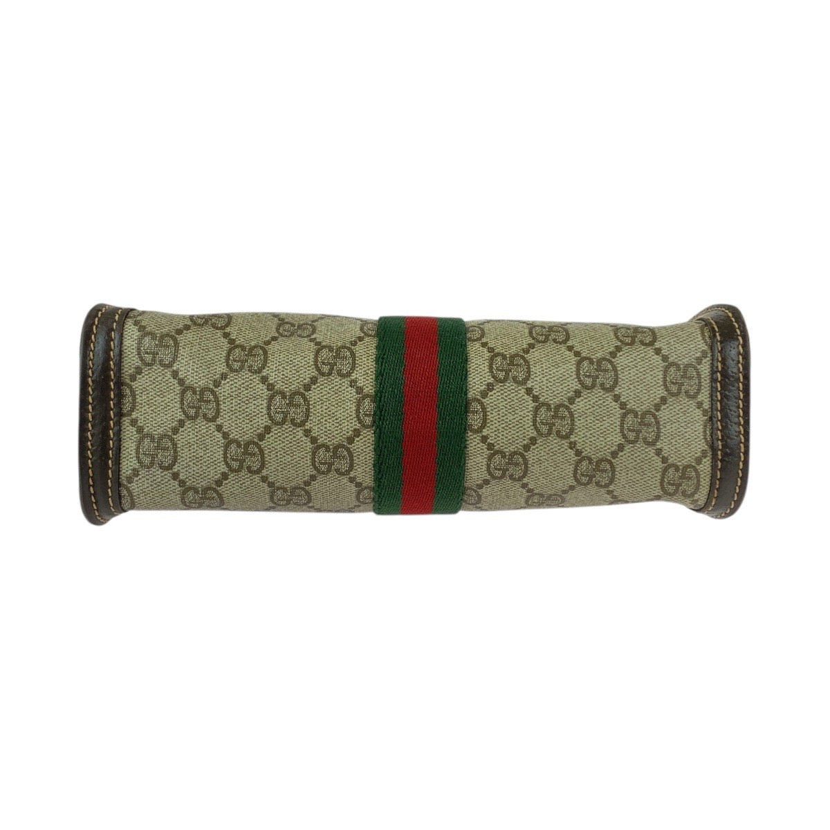 20814
GUCCI グッチ ヴィンテージ シェリーライン ベージュ ブラウン GGスプリームキャンバス / レザー 261 クラッチバッグ セカンドバッグ メンズ AB16
