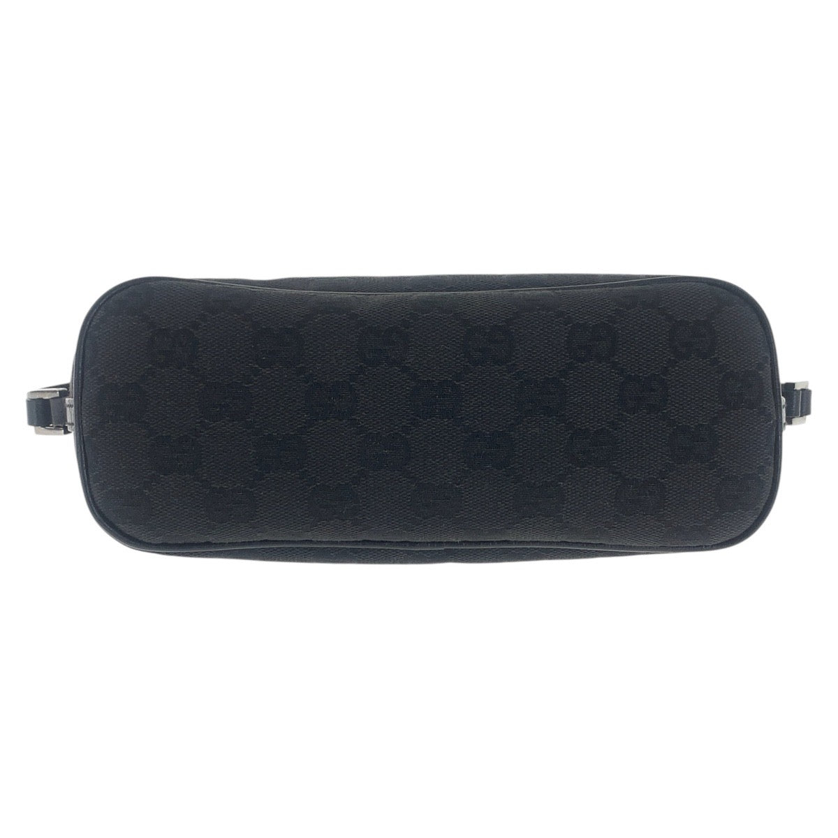 20879
GUCCI グッチ ブラック 黒 シルバー金具 GGキャンバス / レザー 07198 ハンドバッグ アクセサリーポーチ レディース A37