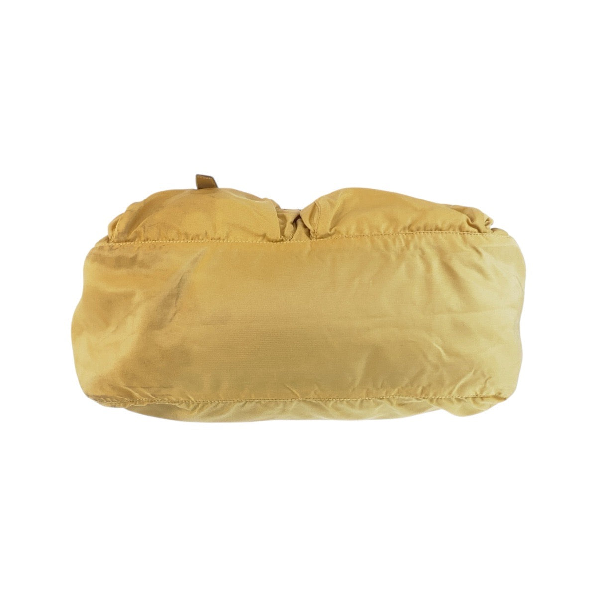 20889
PRADA プラダ テスート 三角ロゴプレート イエロー マスタード シルバー金具 ナイロン ショルダーバッグ メッセンジャーバッグ メンズ AB37