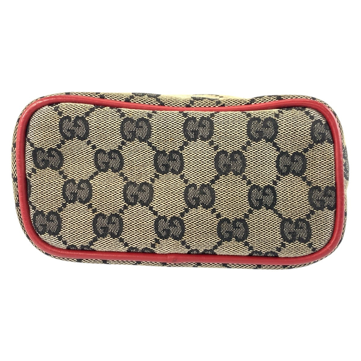 20903
GUCCI グッチ ベージュ レッド GGキャンバス / レザー 039 1147 ハンドバッグ アクセサリーポーチ レディース ABP35