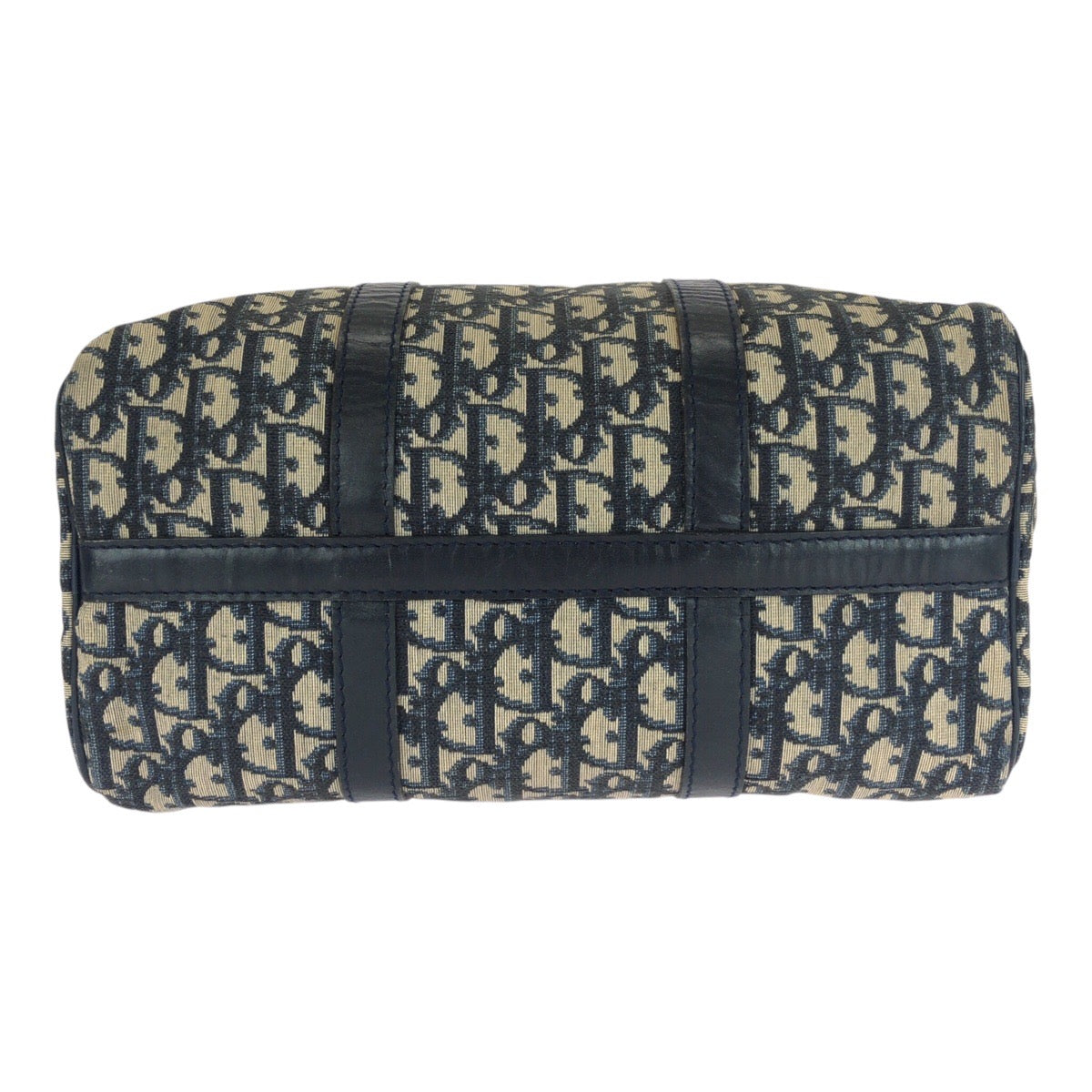 20968
Dior ディオール ヴィンテージ トロッター ネイビー ベージュ シルバー金具 キャンバス / レザー トートバッグ ミニボストンバッグ レディース ABP42