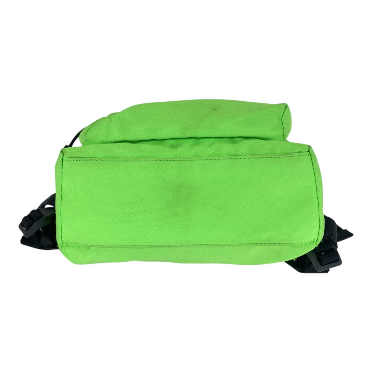 20990
BALENCIAGA バレンシアガ ライトグリーン ブラック シルバー金具 キャンバス リュックサック ホイールバックパック レディース AB40