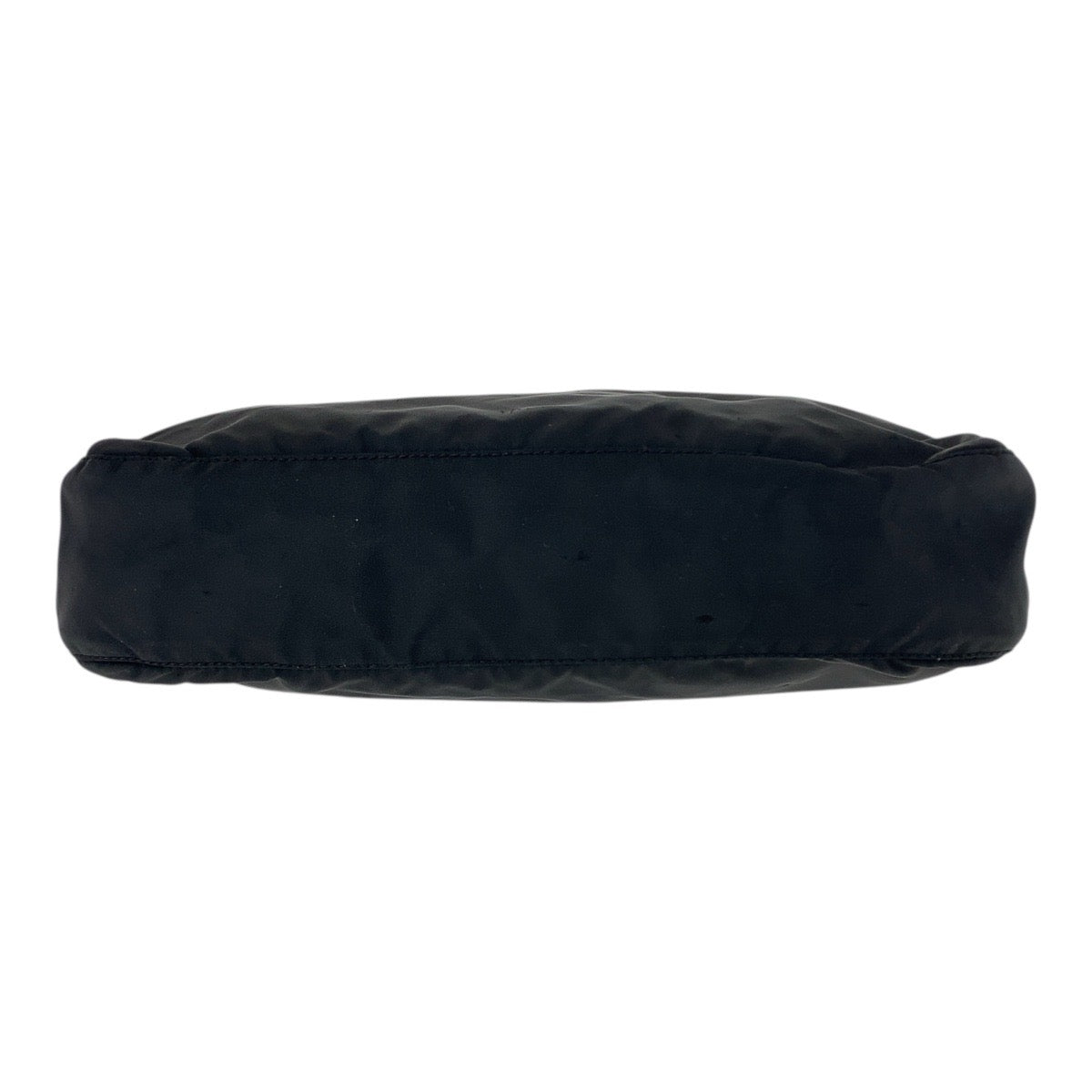 21016
PRADA プラダ テスート 三角ロゴプレート ブラック 黒 シルバー金具 ナイロン / レザー ショルダーバッグ ポシェット レディース AB26