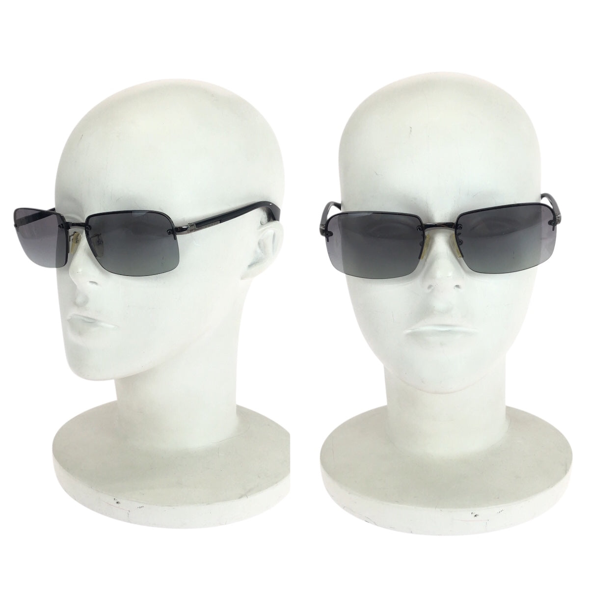21134
PRADA Black / Silver Hardware Plastic / Metal SPR61N-A 60□16 5AV-3M1 135 2N Sunglasses Unisex Square Men's AB5