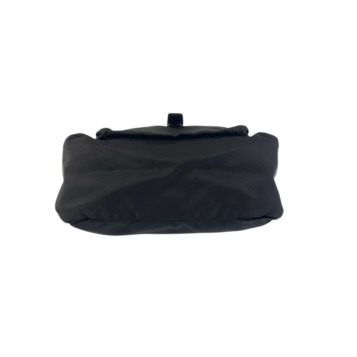 21141
PRADA プラダ テスート 三角ロゴプレート ブラック 黒 シルバー金具 ナイロン / レザー ショルダーバッグ メッセンジャーバッグ レディース ABP35