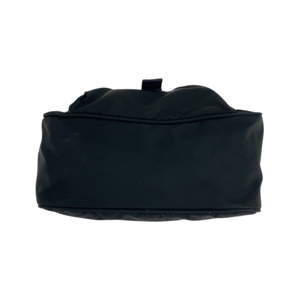 21142
PRADA プラダ テスート 三角ロゴプレート ブラック 黒 シルバー金具 ナイロン ショルダーバッグ メッセンジャーバッグ レディース AB35