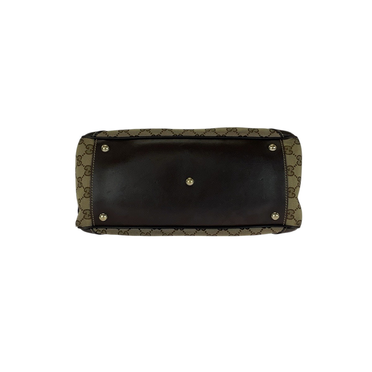 21152
GUCCI Horsebit Beige Brown Gold Hardware GG Canvas / Leather / Bamboo 159399 Handbag Shoulder Bag Ladies AB32