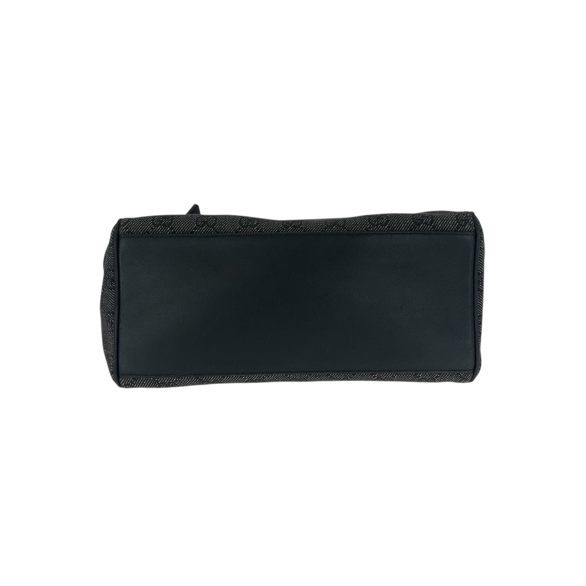 21244
GUCCI Grey Black GG Canvas / Leather 92699 Shoulder Bag Women's AB28