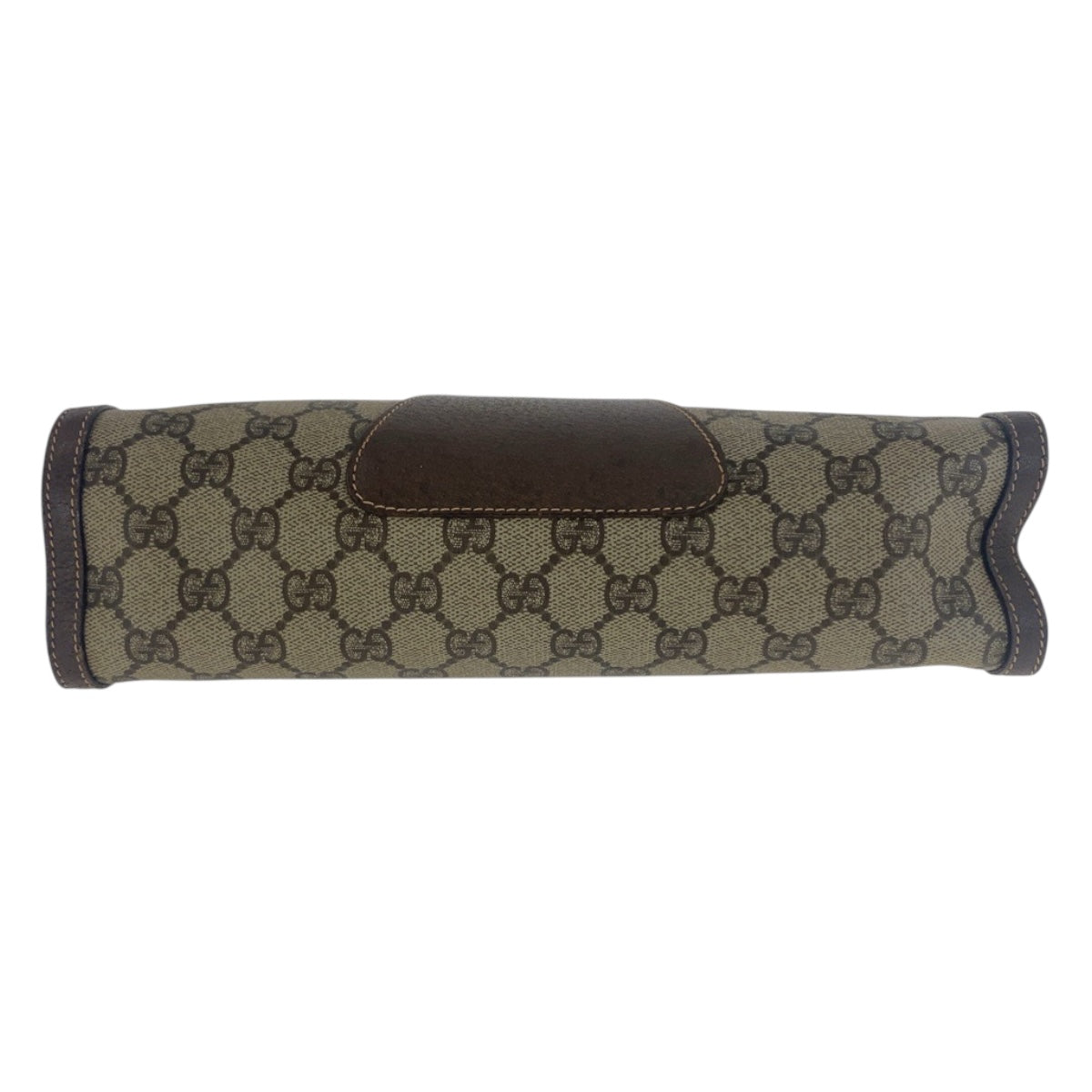 21263
GUCCI グッチ ヴィンテージ シェリーライン ブラウン ベージュ ゴールド金具 GGスプリームキャンバス / レザー 156 01 033 クラッチバッグ セカンドバッグ メンズ AB15