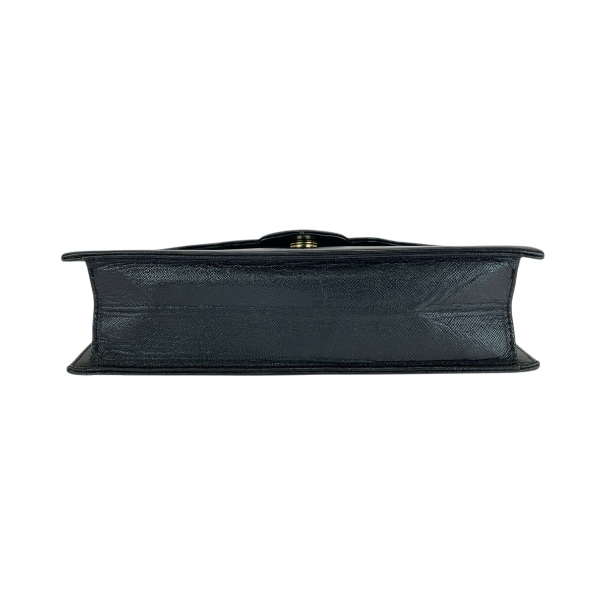 21268
YVES SAINT LAURENT イヴ サンローラン ヴィンテージ YSL ブラック 黒 ゴールド金具 レザー クラッチバッグ セカンドバッグ レディース ABP21