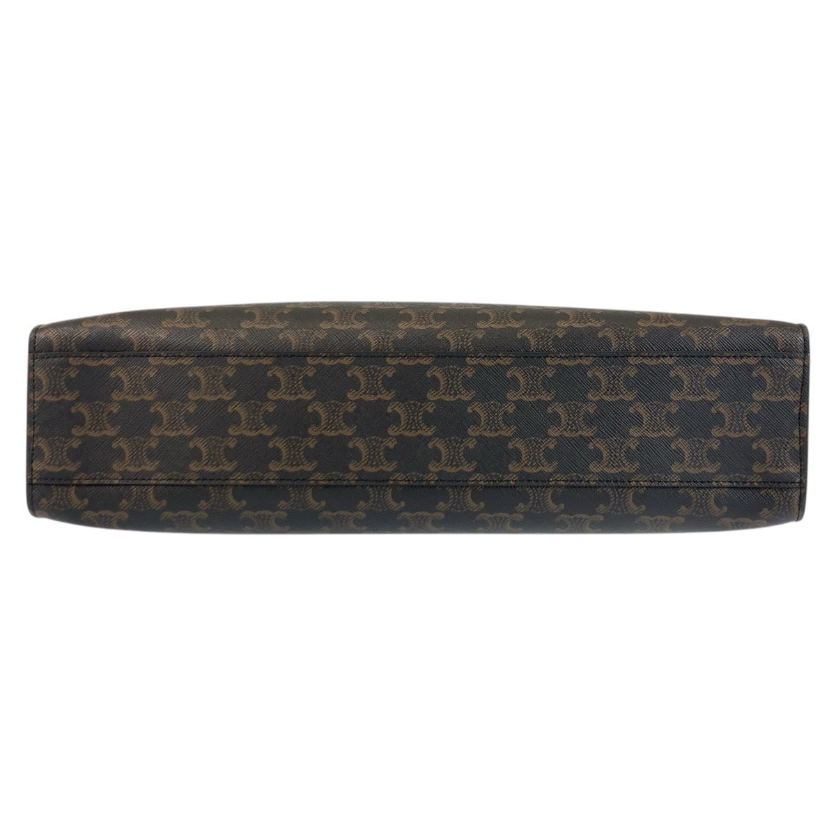 21270
CELINE セリーヌ トリオンフ バーティカルカバ ラージ ブラウン ブラック 黒 ゴールド金具 PVC / レザー S-SL-5109 トートバッグ 男女兼用 レディース ABP120