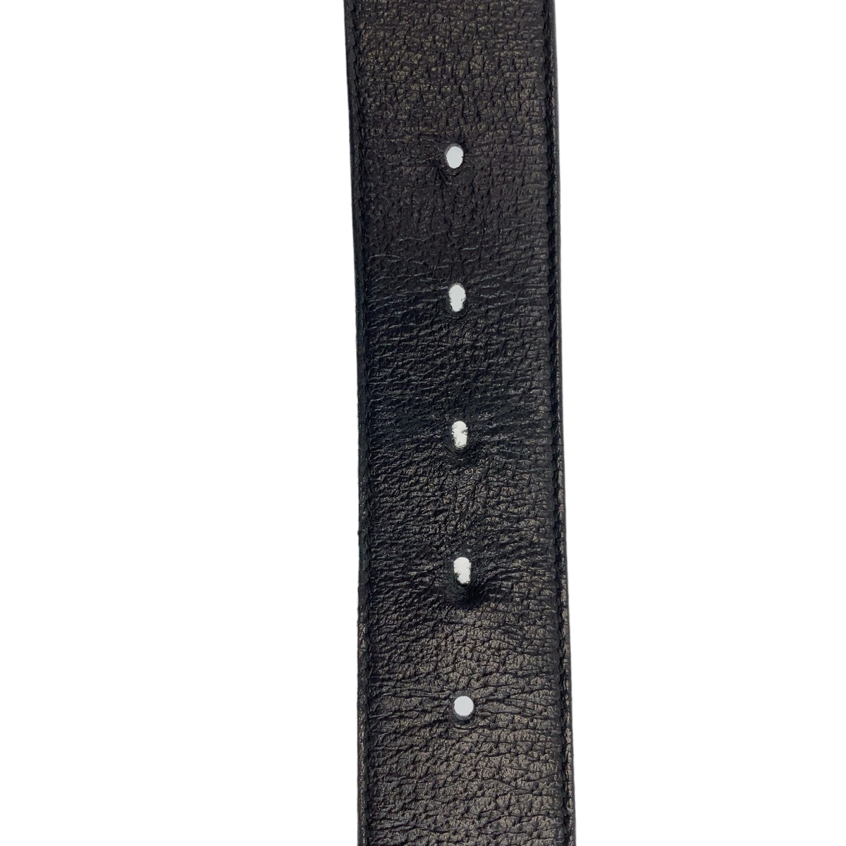 21419
GUCCI グッチ マーモント GGロゴ ブラック 黒 シルバー金具 レザー 525040 ベルト バックル 85cm/34インチ 男女兼用 メンズ AB35