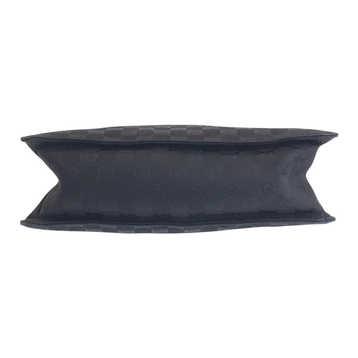 21440
GUCCI グッチ ブラック 黒 シルバー金具 GGキャンバス / レザー 120842 ショルダーバッグ ポシェット レディース AB35