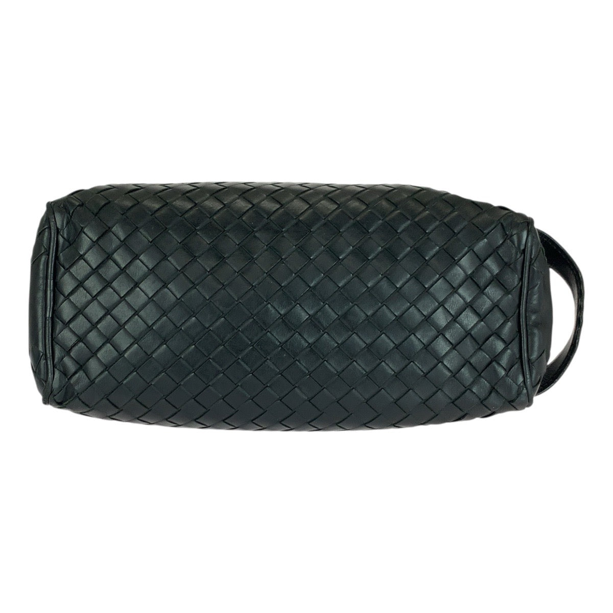 21458
BOTTEGAVENETA ボッテガヴェネタ イントレチャート ブラック 黒 ガンメタ金具 レザー 24361 V4651 1000 セカンドバッグ クラッチバッグ メンズ AB28