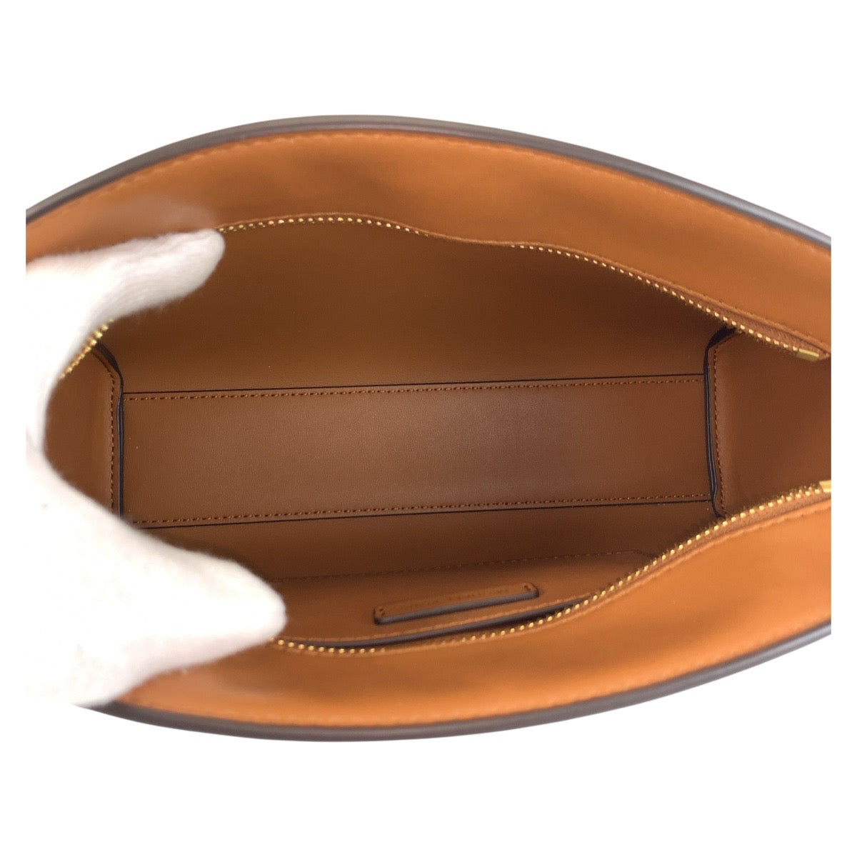 21527
Michael Kors マイケルコース MKシグネチャー ホワイト ブラウン ゴールド金具 PVC / レザー 00278 ショルダーバッグ ポシェット レディース A20