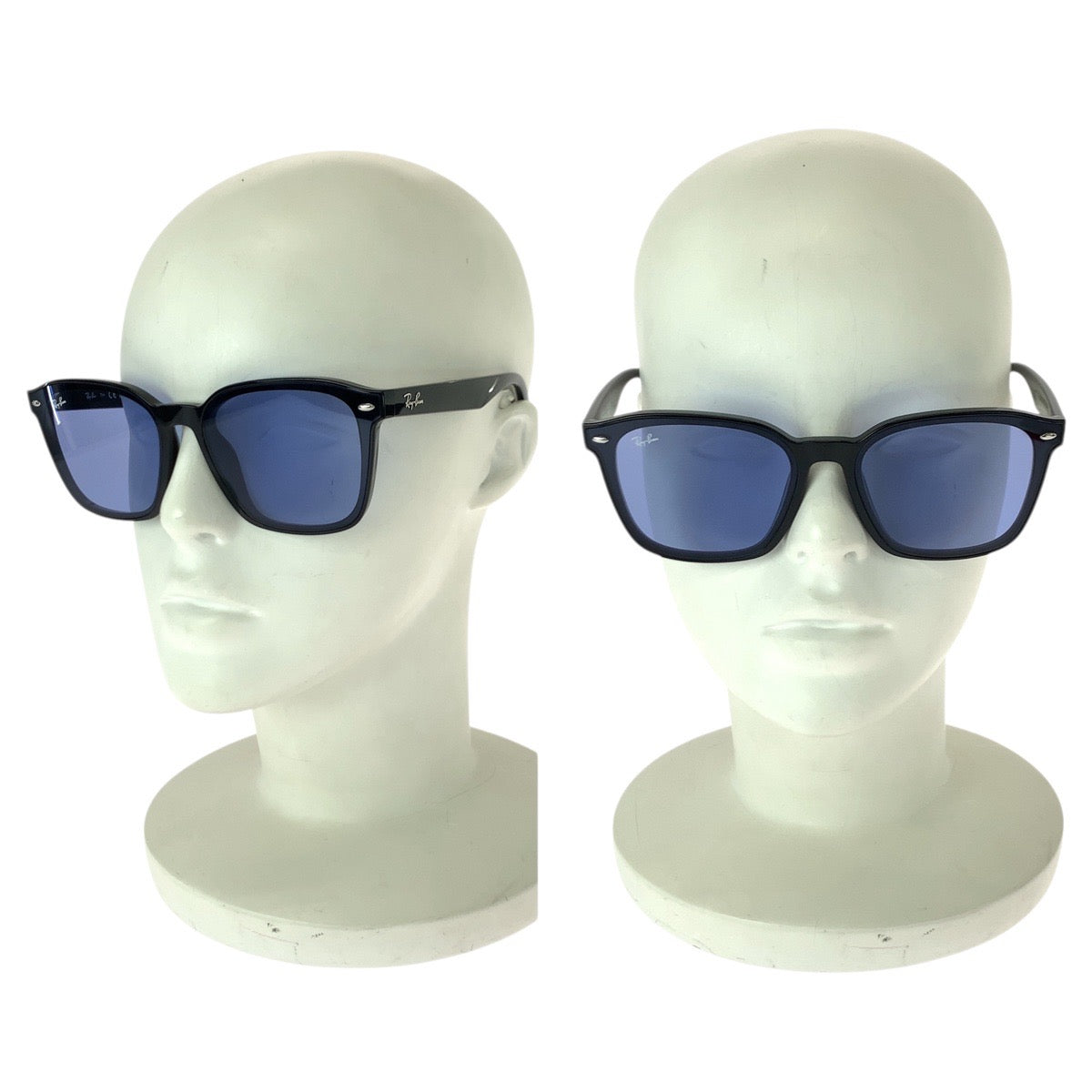 21570
Ray-Ban レイバン ブラック 黒 ブルー プラスチック RB4392D 601/80 66□17 145 2N サングラス 男女兼用 スクエア メンズ ABP10