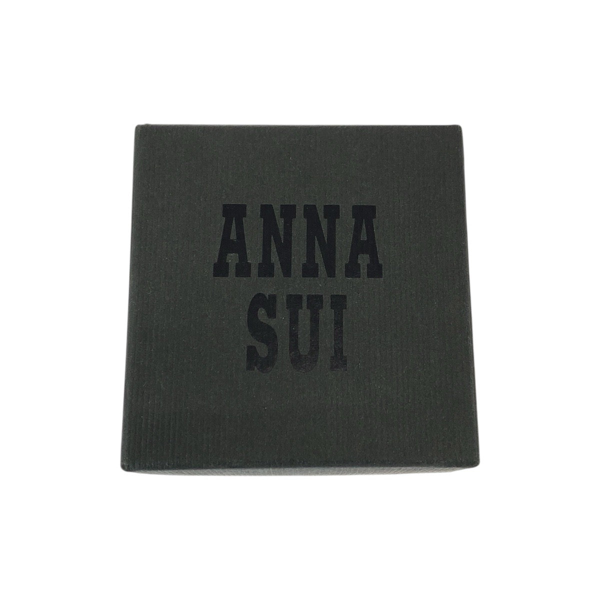 21595
ANNA SUI アナスイ フラワー 花 ゴールド ブロンズ メタル イヤリング レディース A2