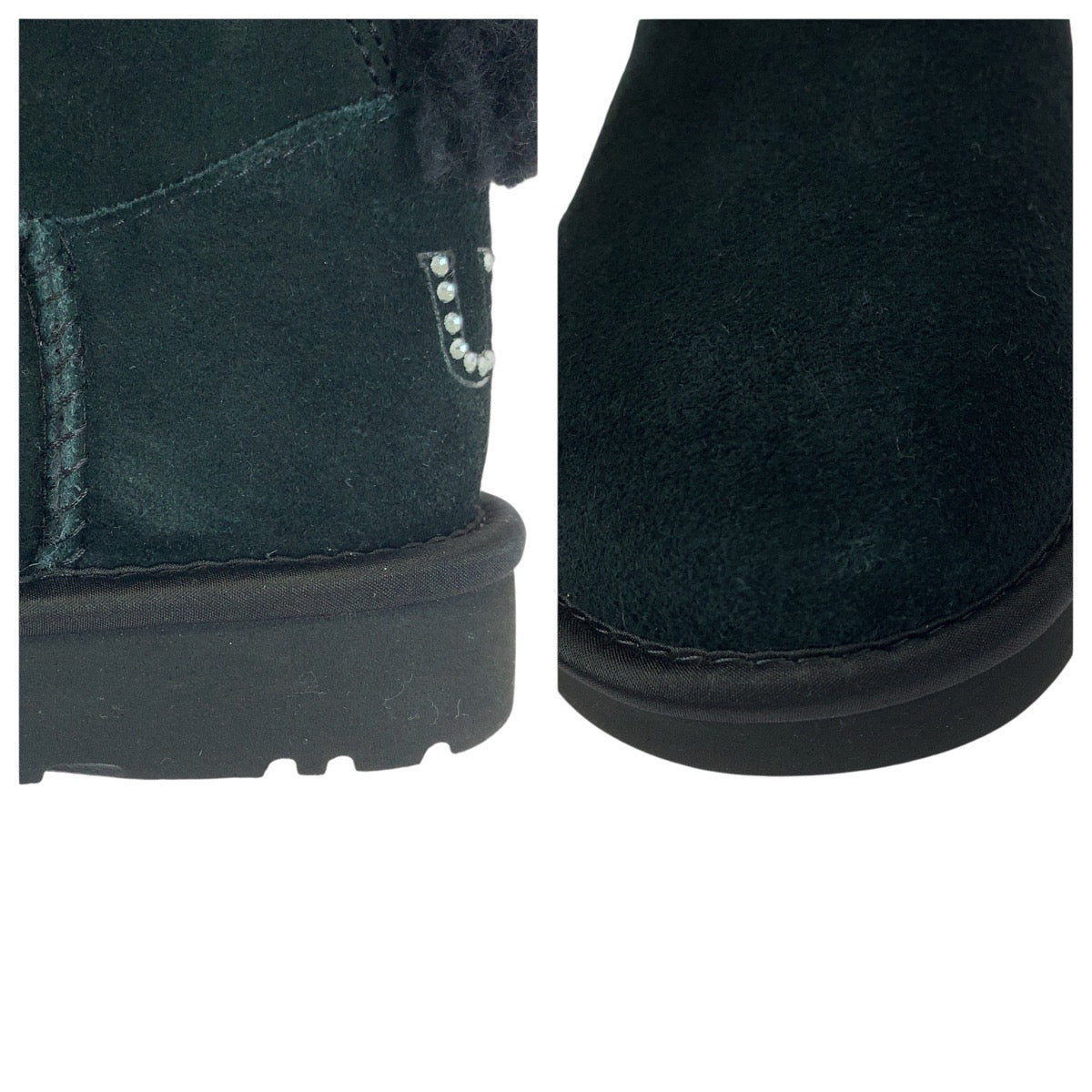 21618
UGG アグ クラシック ブリング ミニ サイズ37/23 ブラック 黒 シープスキン 1118839 ブーツ 靴 ムートン レディース AB4