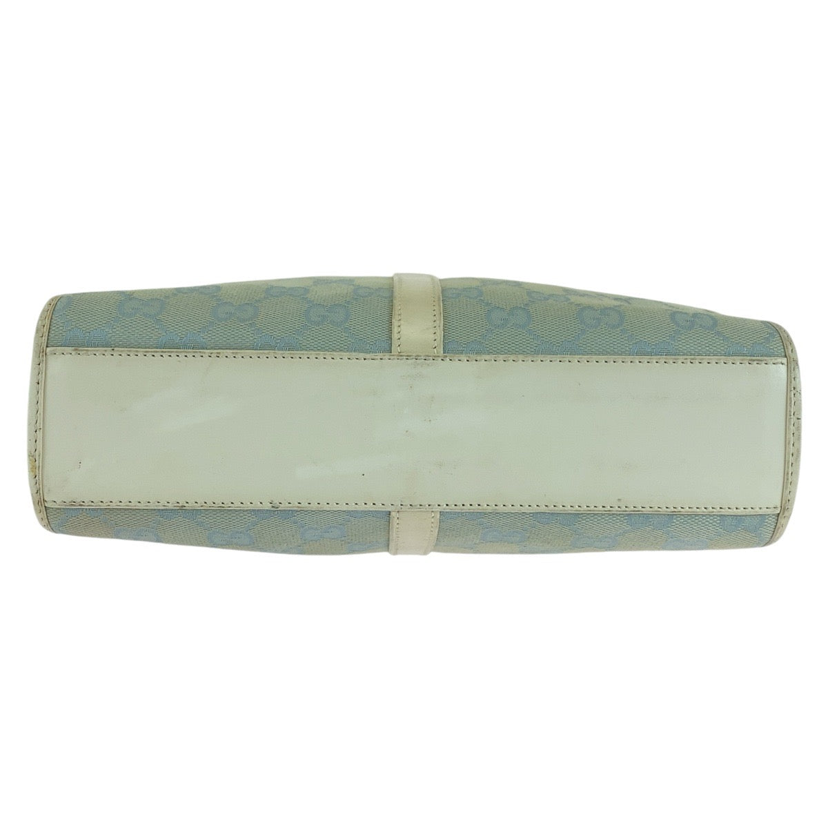 21698
GUCCI Jackie Light Blue Gold Hardware GG Canvas 002 5065 Tote Bag Handbag Women's AB25