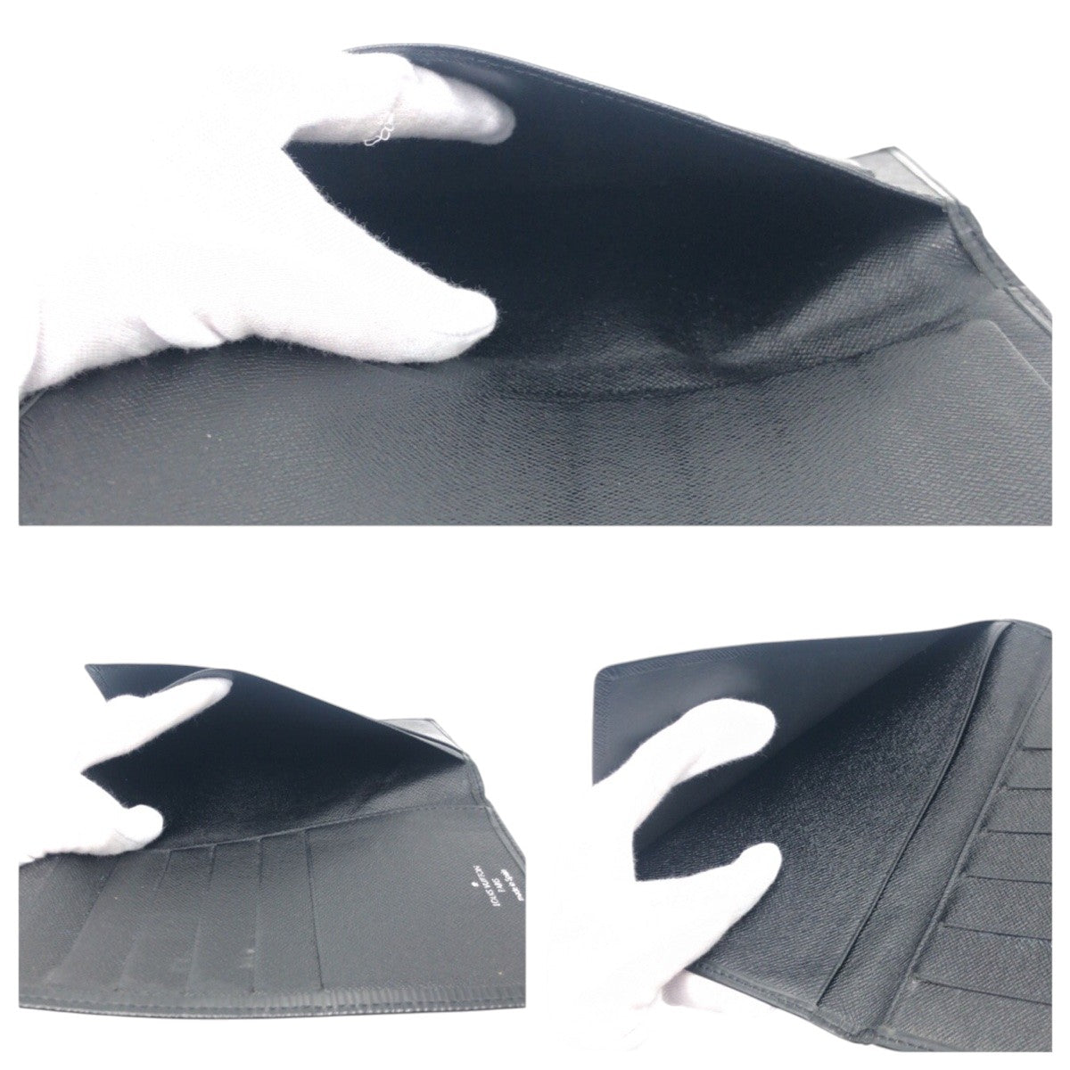 21700
LOUIS VUITTON Epi Portefeuille Carte Credit Black Epi Leather M63212 Long Wallet Men's ABP