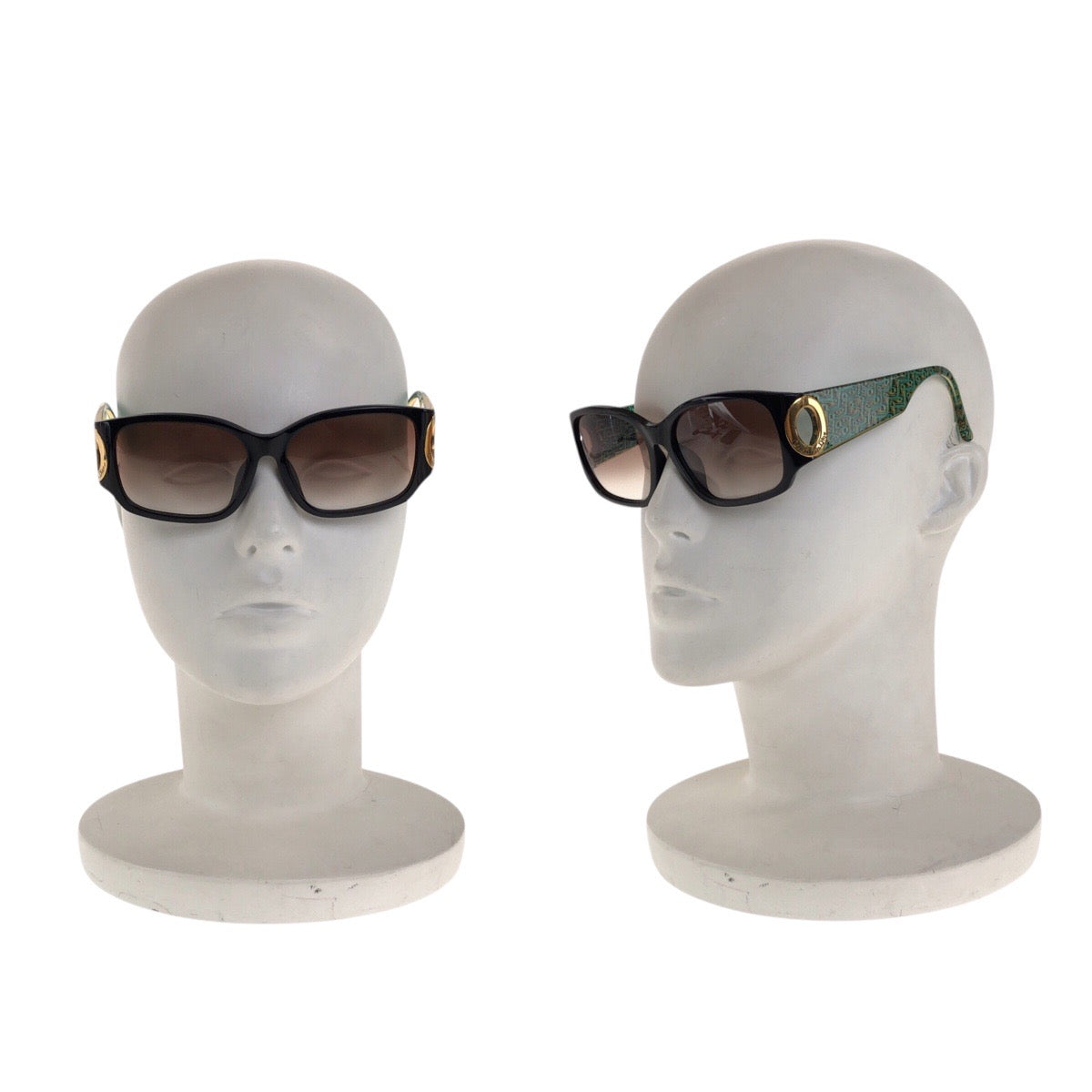 21825
Christian Dior クリスチャンディオール ヴィンテージ グリーン ゴールド金具 プラスチック 2660A 90 57□14 サングラス 男女兼用 スクエア レディース AB15