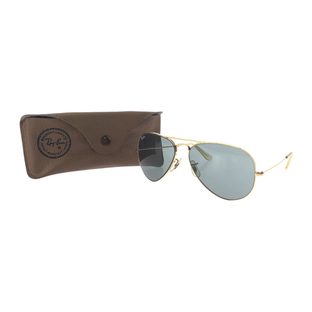21849
Ray-Ban レイバン Vintage Bausch & Lomb Aviator Gold Metal 58□14 Sunglasses Unisex Teardrop Men's AB14