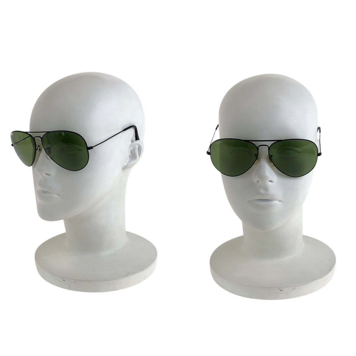 21850
Ray-Ban レイバン Vintage Bausch & Lomb Aviator Teardrop Black Green Silver Hardware Metal 62□14 Sunglasses Eyeglasses Unisex Teardrop Men's ABP24