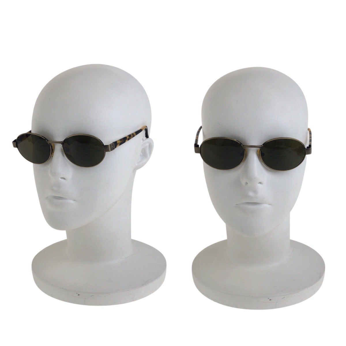 21851
FENDI フェンディ ベッコウ柄 ブラウン ゴールド シルバー金具 メタル / プラスチック FS 137 ANTIQUE BRONZE 135 51□17 サングラス メガネ 男女兼用 オーバル レディース ABP20