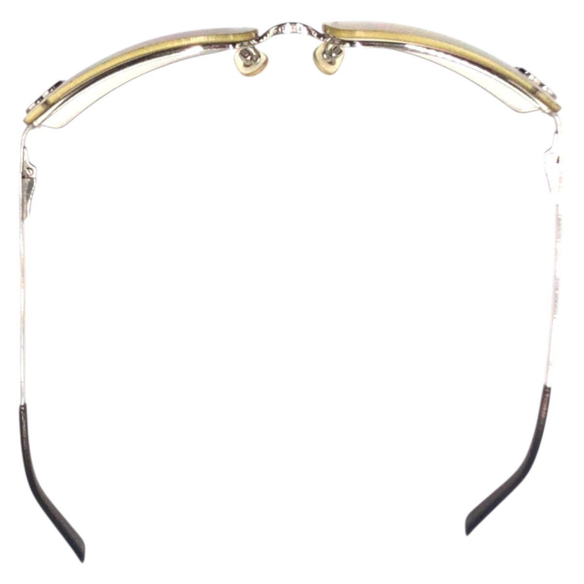 21871
CHANEL シャネル ココマーク ラインストーン ブラウン シルバー メタル 4092-B 62▫︎15 サングラス スクエア レディース ABP30