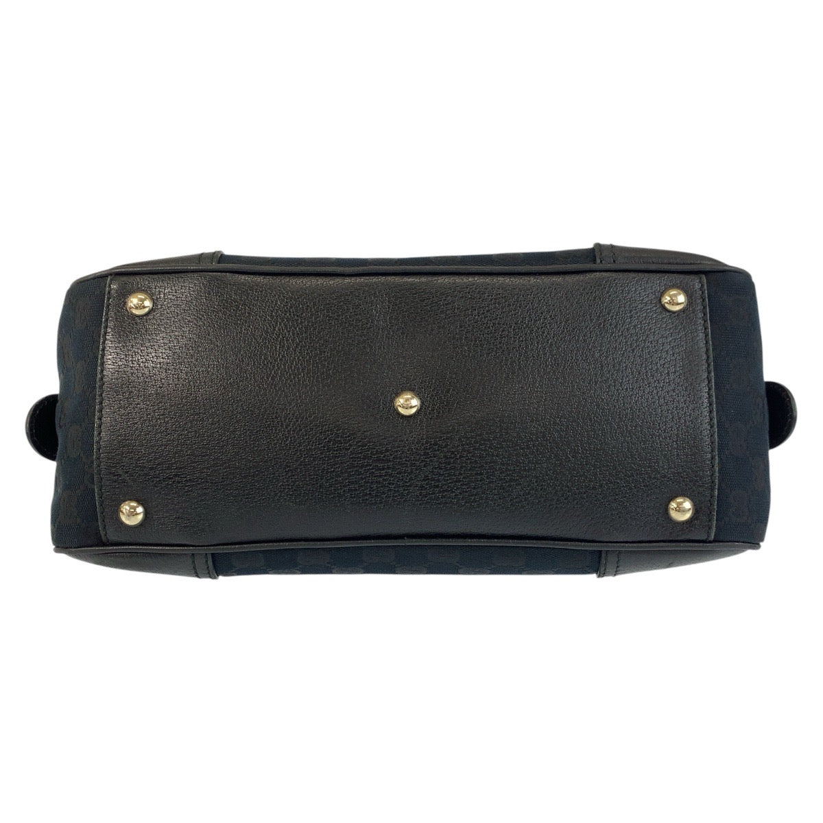 22029
GUCCI Princy Black Gold Hardware GG Canvas / Leather 161720 Shoulder Bag Handbag Women's ABP37