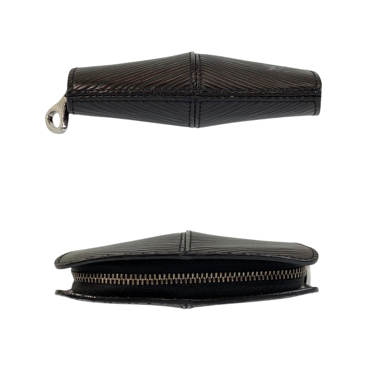 22051
LOUIS VUITTON Epi Portefeuille Epi Z Noir Black Silver Hardware Leather M63442 Coin Purse Men's ABP21