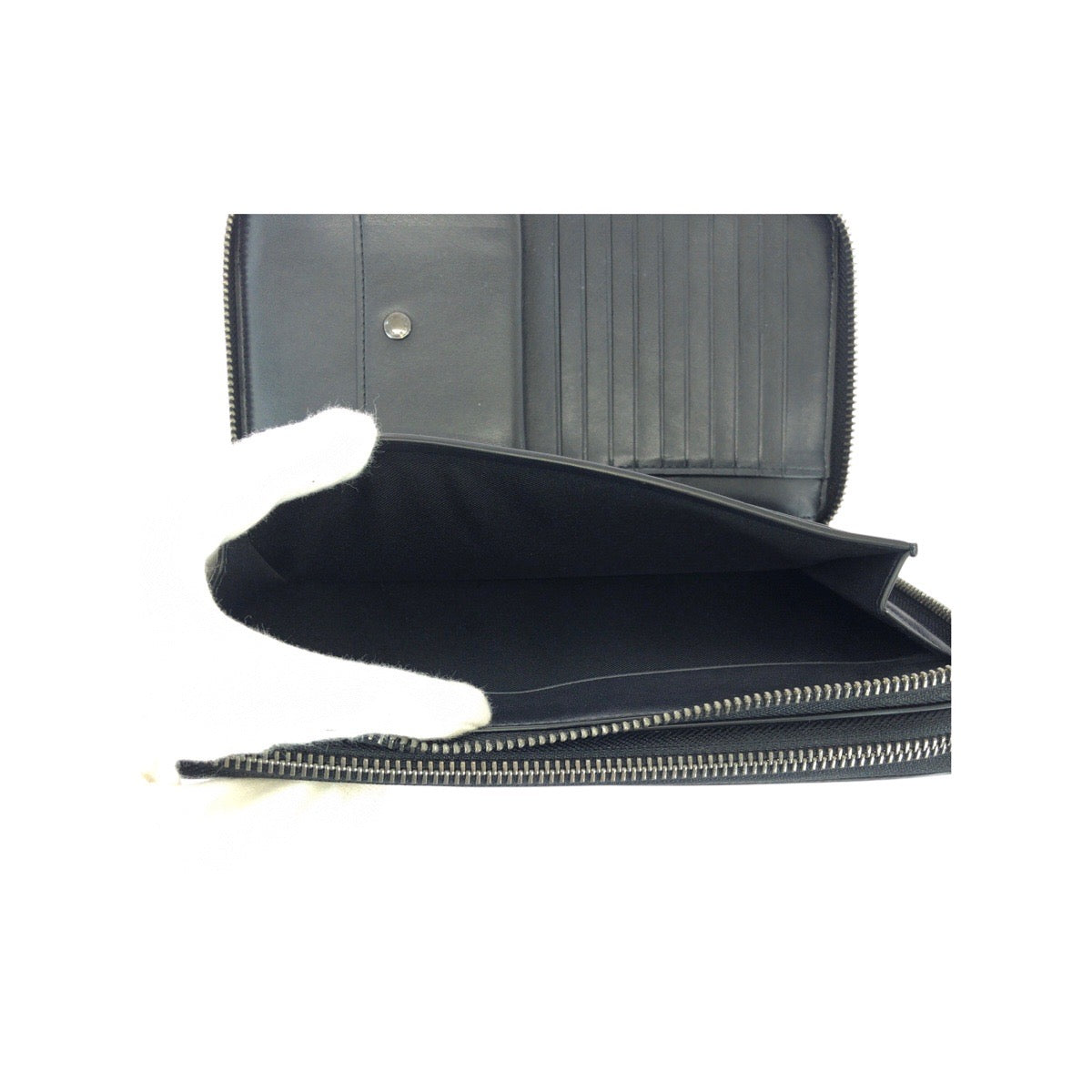 22055
COACH Signature Brown Dark Brown Black Coated Canvas F66562 Long Wallet Organizer Clutch Bag Men's A14