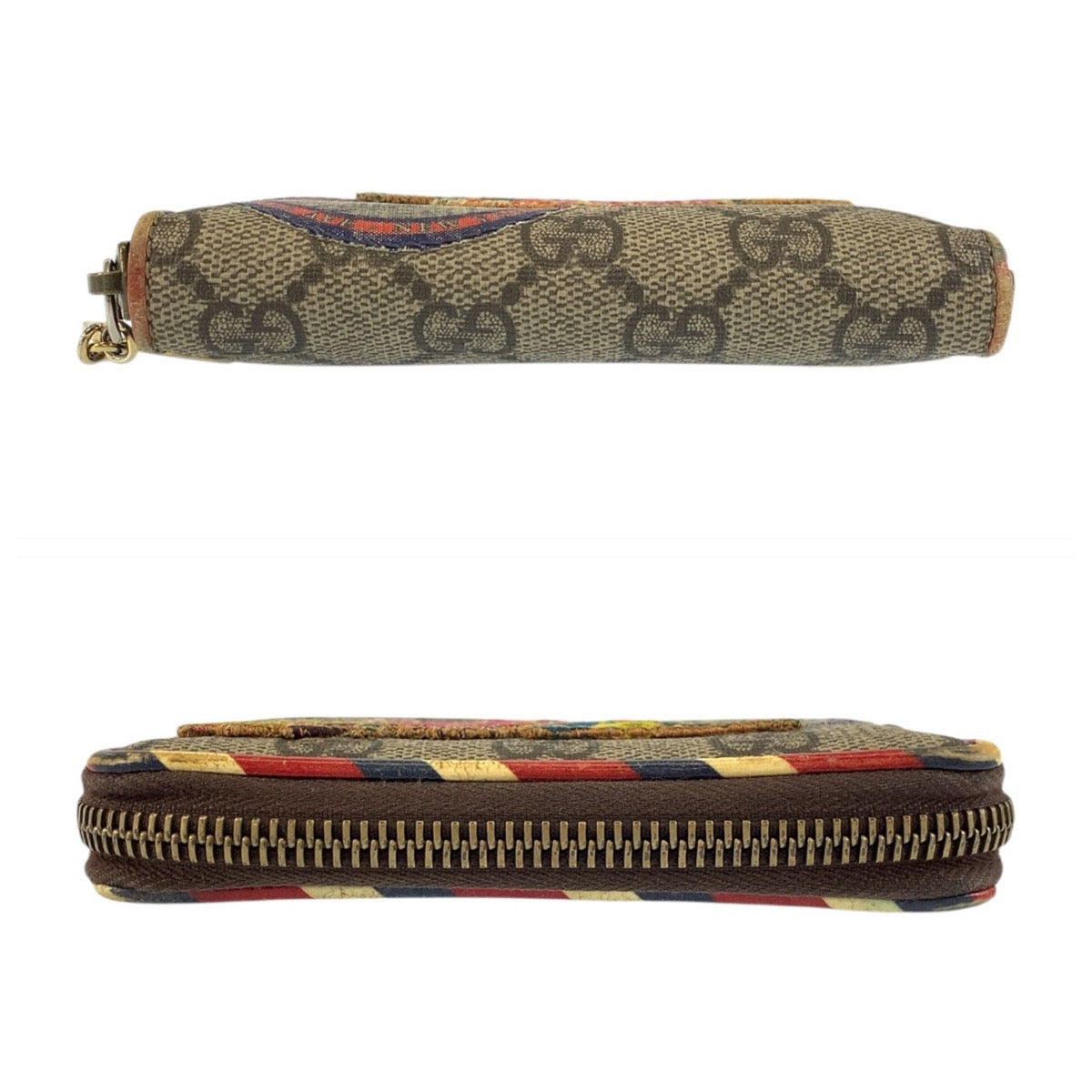 22132
GUCCI Gucci Courier Beige Gold Hardware GG Supreme Canvas 473911 Coin Purse Men's ABP9