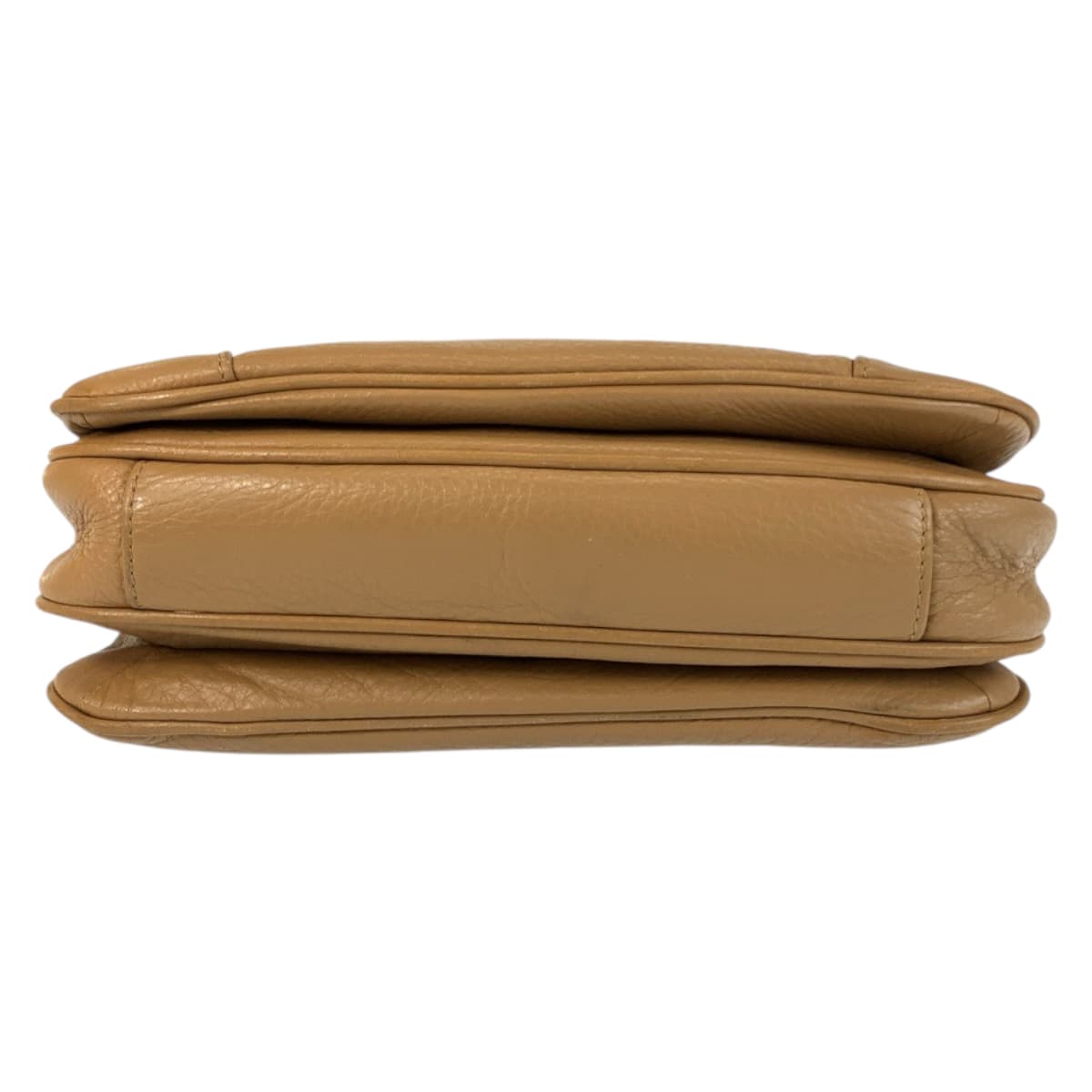 22153
Tory Burch トリーバーチ ベージュ キャメル ゴールド金具 レザー ショルダーバッグ ポシェット レディース AB7