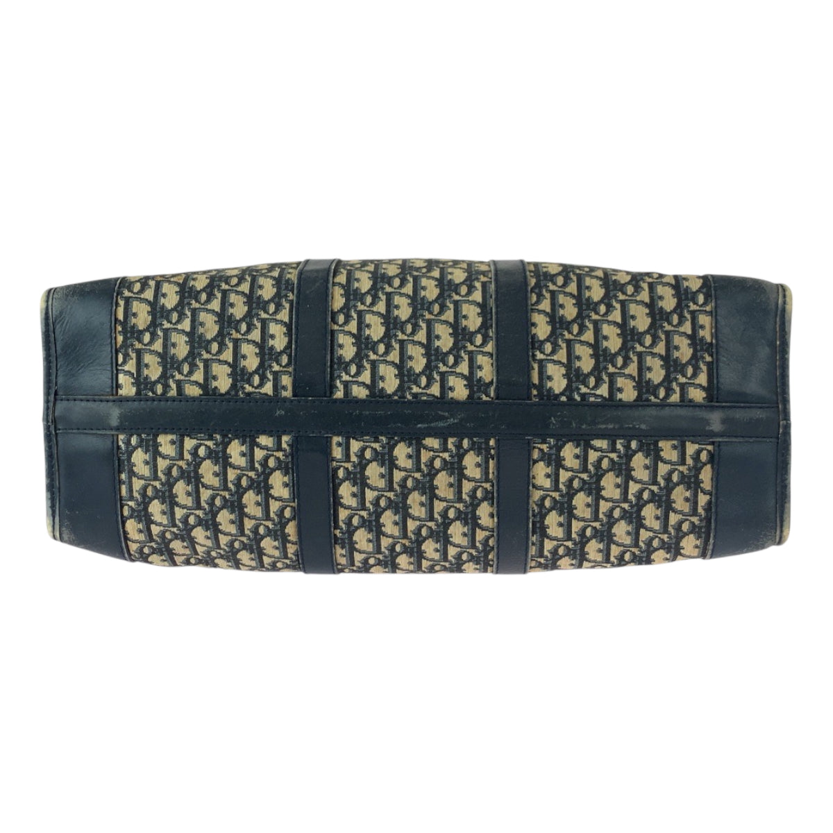 22160
Christian Dior クリスチャンディオール トロッター ネイビー ベージュ シルバー金具 キャンバス / レザー ボストンバッグ トラベルバッグ ハンドバッグ レディース AB42