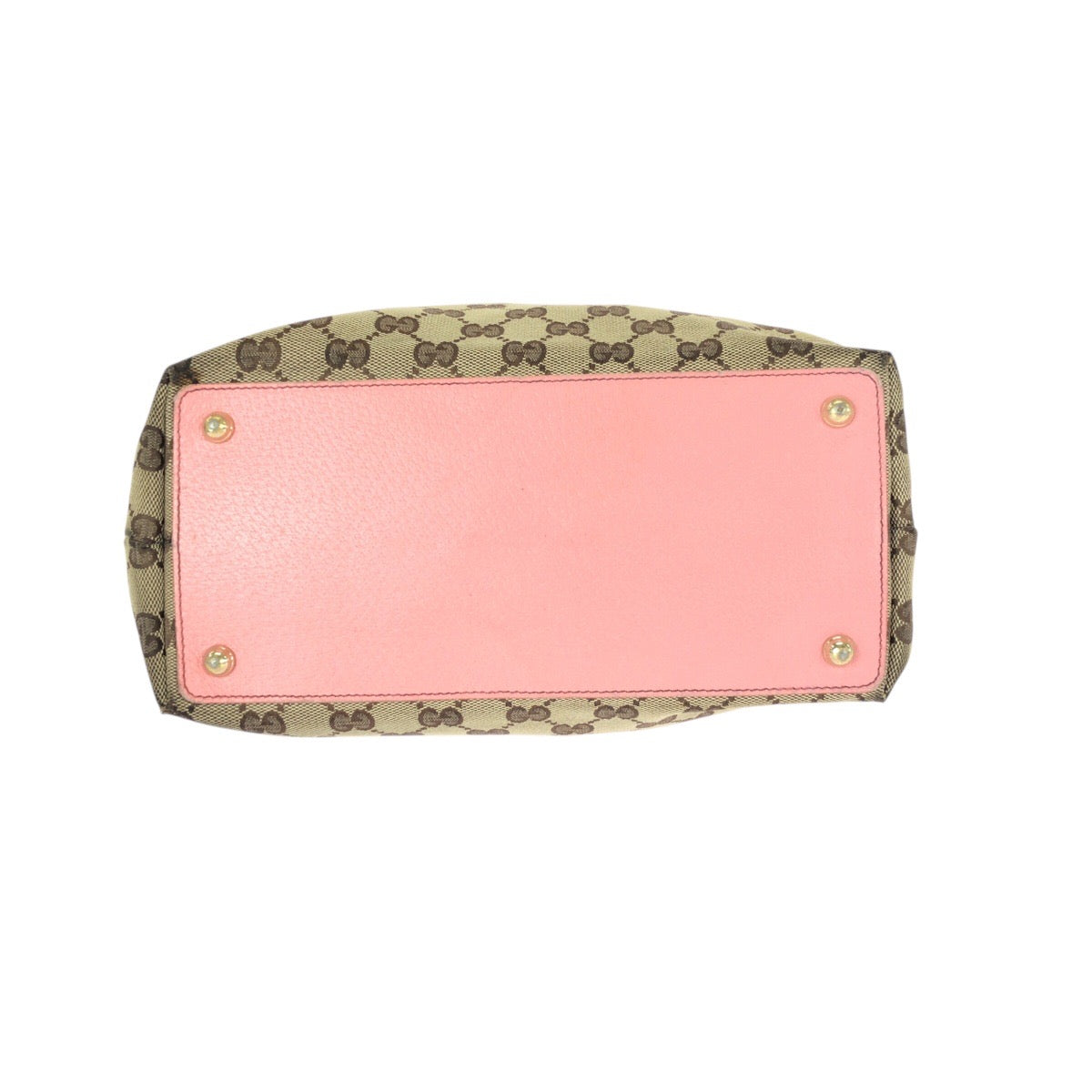 22187
GUCCI グッチ ブラウン ベージュ ピンク GGキャンバス / レザー 120836 トートバッグ ショルダーバッグ レディース AB10