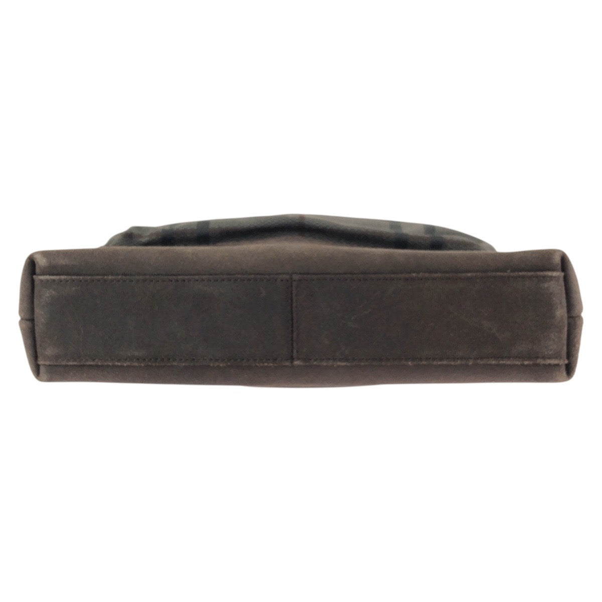 22256
COACH Camden Tattersall Dark Brown Silver Hardware Canvas / Suede F70935 Shoulder Bag Messenger Bag Ladies ABP8