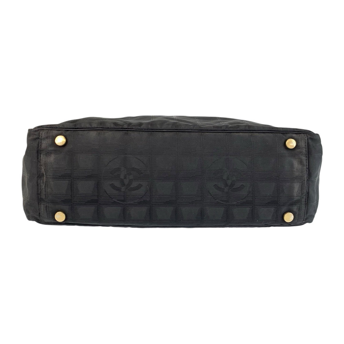 22279
CHANEL シャネル ニュートラベルライン トート ココマーク ブラック 黒 ゴールド金具 ナイロン / レザー トートバッグ ショルダーバッグ レディース ABP30