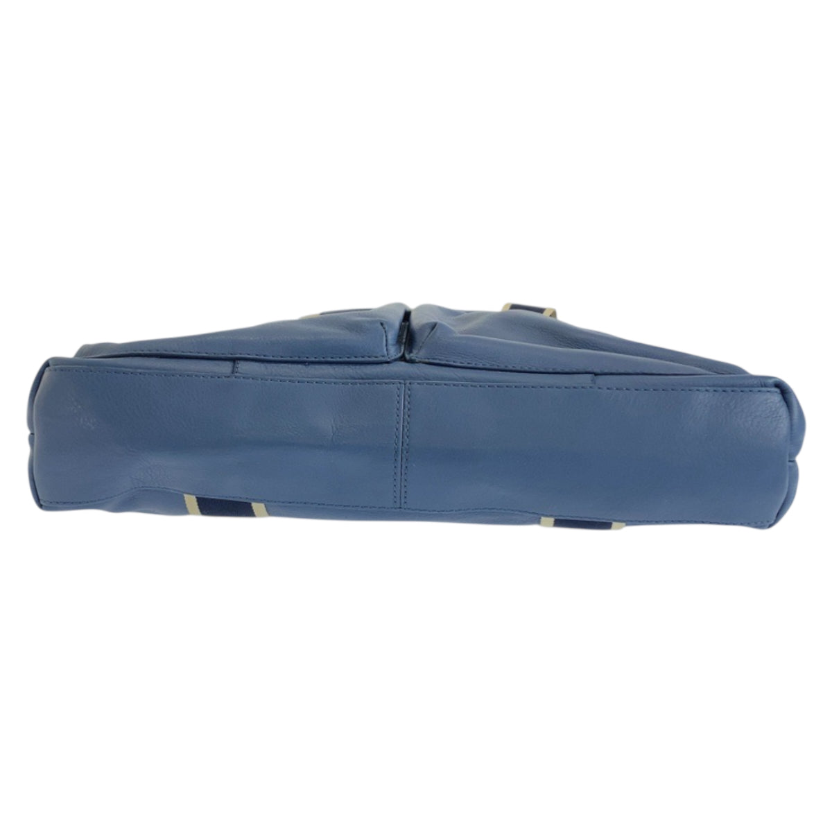 22318
COACH Blue Silver Hardware Leather 70558 Tote Bag Business Bag Men's AB8