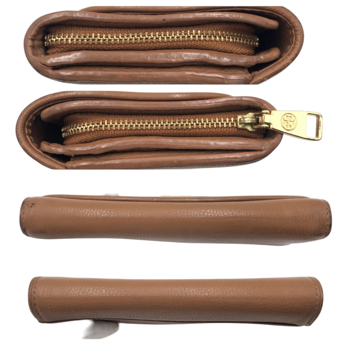 22345
Tory Burch トリーバーチ ブラウン レザー HSP037 長財布 ロングウォレット レディース AB3