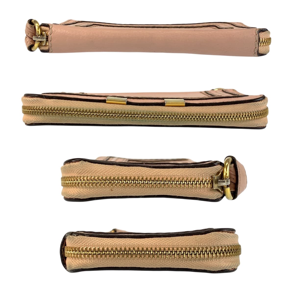 22369
Chloe クロエ マーシー ピンク ゴールド金具 レザー BOZVJL 長財布 ロングウォレット レディース AB3